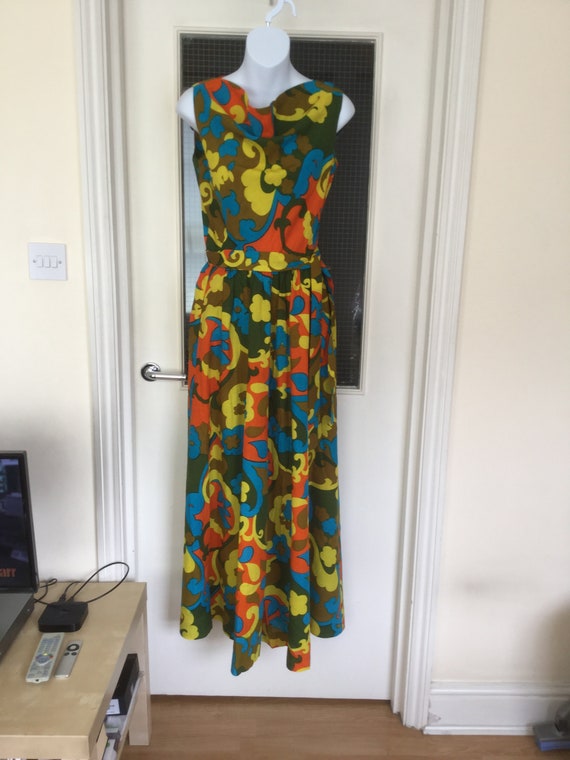 Vintage Hawaiian Palazzo Jumpsuit / Onesie Aloha W