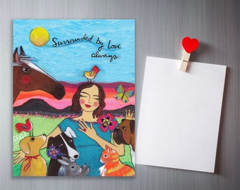 Magnet : Surrounded by Love Always