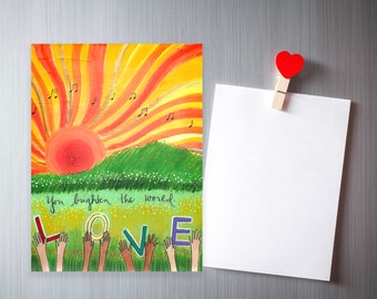 Magnet : You Brighten the World