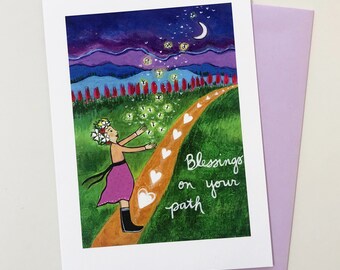 Greeting Card : Blessings on Your Path