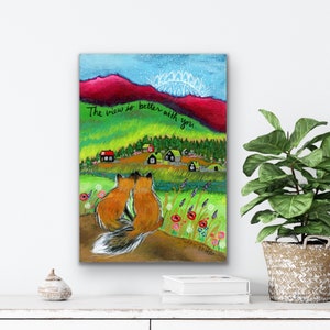 Giclée Canvas Print : The View -Size 16 x 24