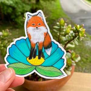 Autocollant Red Fox
