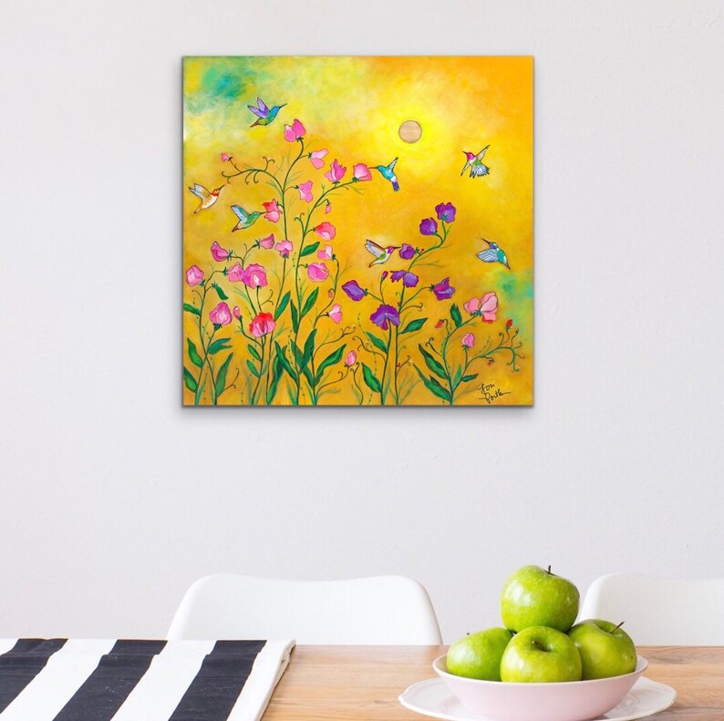 Gallery Wrapped Giclée Canvas Print Golden Solstice Size Etsy