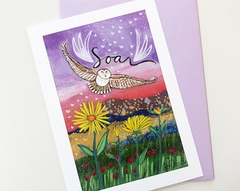 Greeting Card : Soar