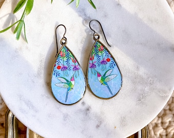 Flying Colors - Teardrop Earrings