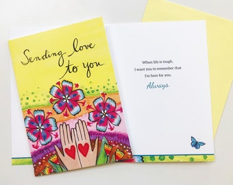 Greeting Card : Sending Love