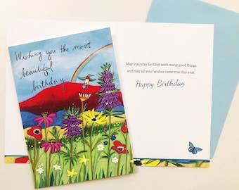 Greeting Card : Beautiful Birthday