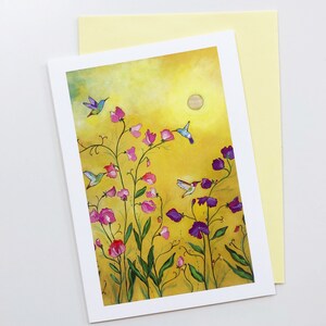 Greeting Card Blank Inside : Golden Solstice image 1