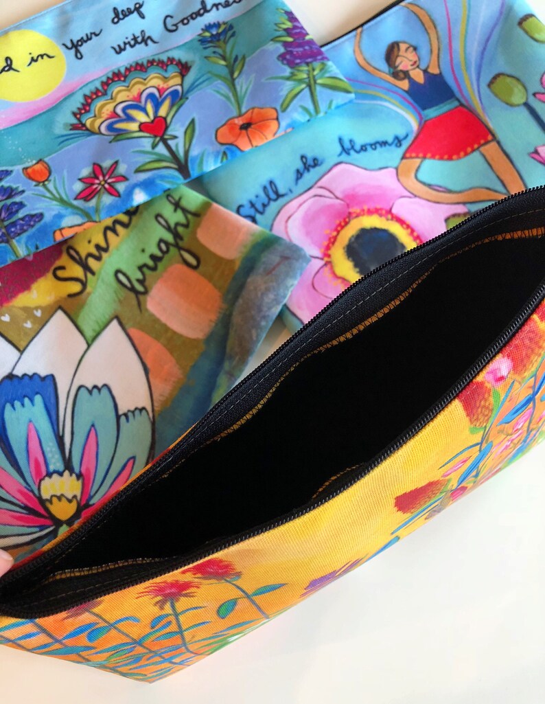 Gentle Sunrise Large Accessory Pouch