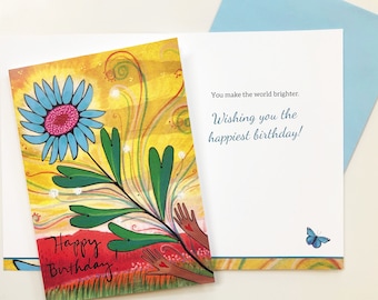 Greeting Card : Happiest Birthday