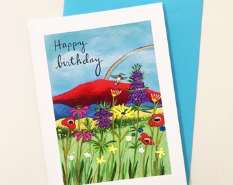 Greeting Card : Birthday Meadow