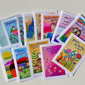 Lot de cartes d'anniversaire (Nouveau !)