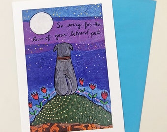 Greeting Card : Beloved Dog