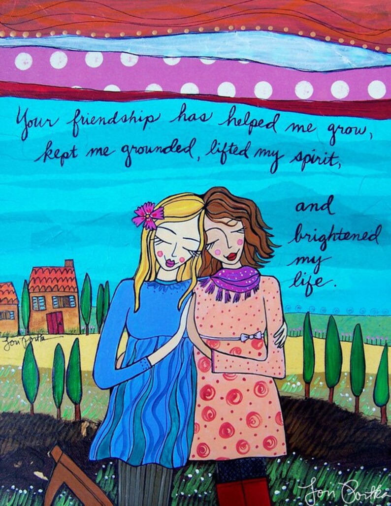 Greeting Card  Your Friendship  Etsy