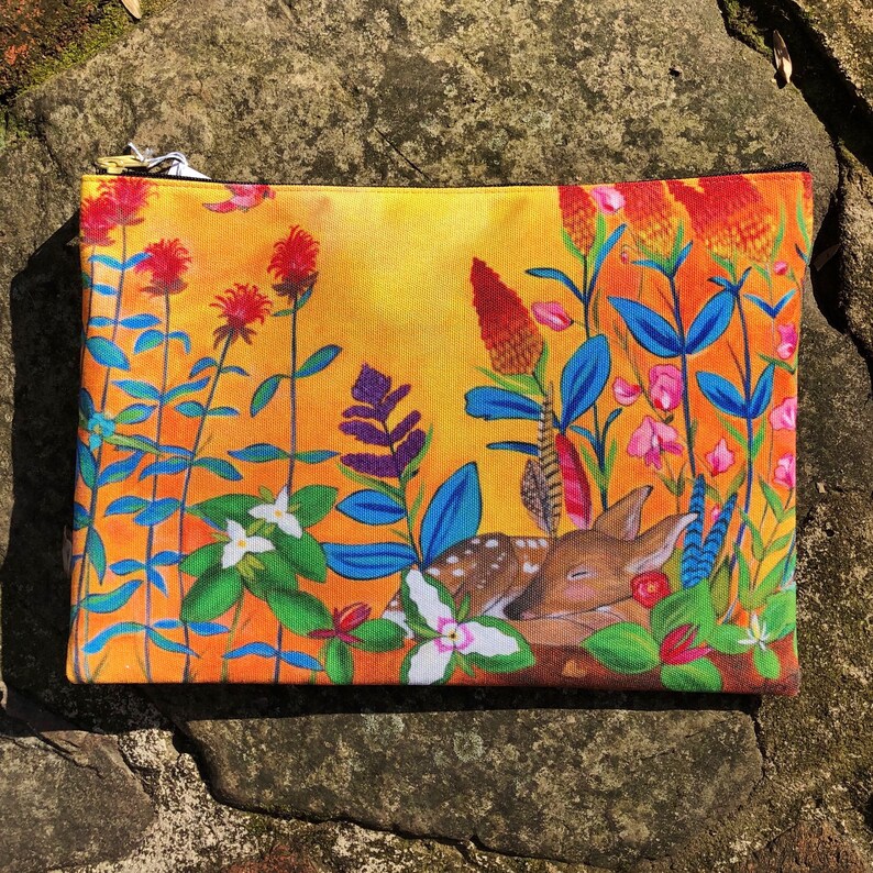 Gentle Sunrise Large Accessory Pouch