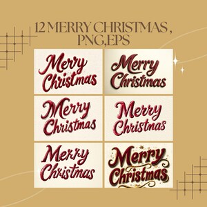 12 Merry Christmas Text,Christmas PNG,EPS Files bundle,Merry Christmas clipart,Winter,Santa clipart,Holiday,Merry Christmas,Christmas Bundle