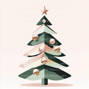 20 Minimalistic Christmas Tree Clipart, Printable Watercolor clipart, High Quality PNG/JPGs, Digital download, Paper craft, junk journals