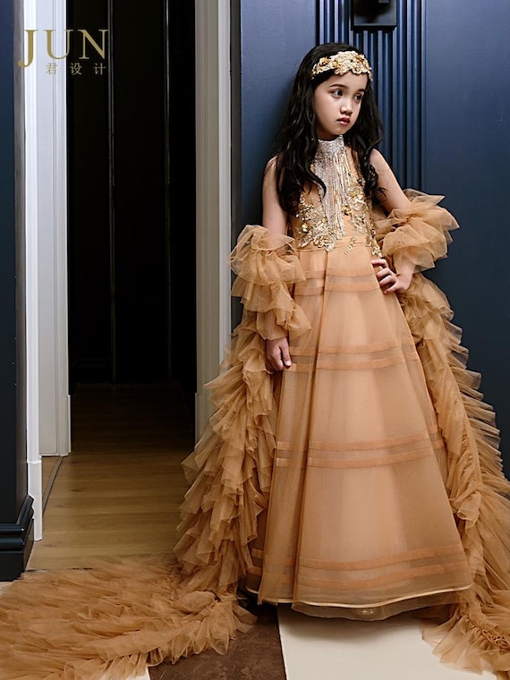 warm princess dress Girls Plus Velvet Warm Dress Cute Princess Dress - Children's Dress and Girl Skirt price