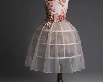Custom Handmade Tulle Flower Girl Dress: Off-Shoulder Princess Ball Gown