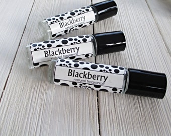 Blackberry Perfume, Choice of 1/3oz roll on bottle or 4oz body mist, sweet berry scented body perfume, travel friendly