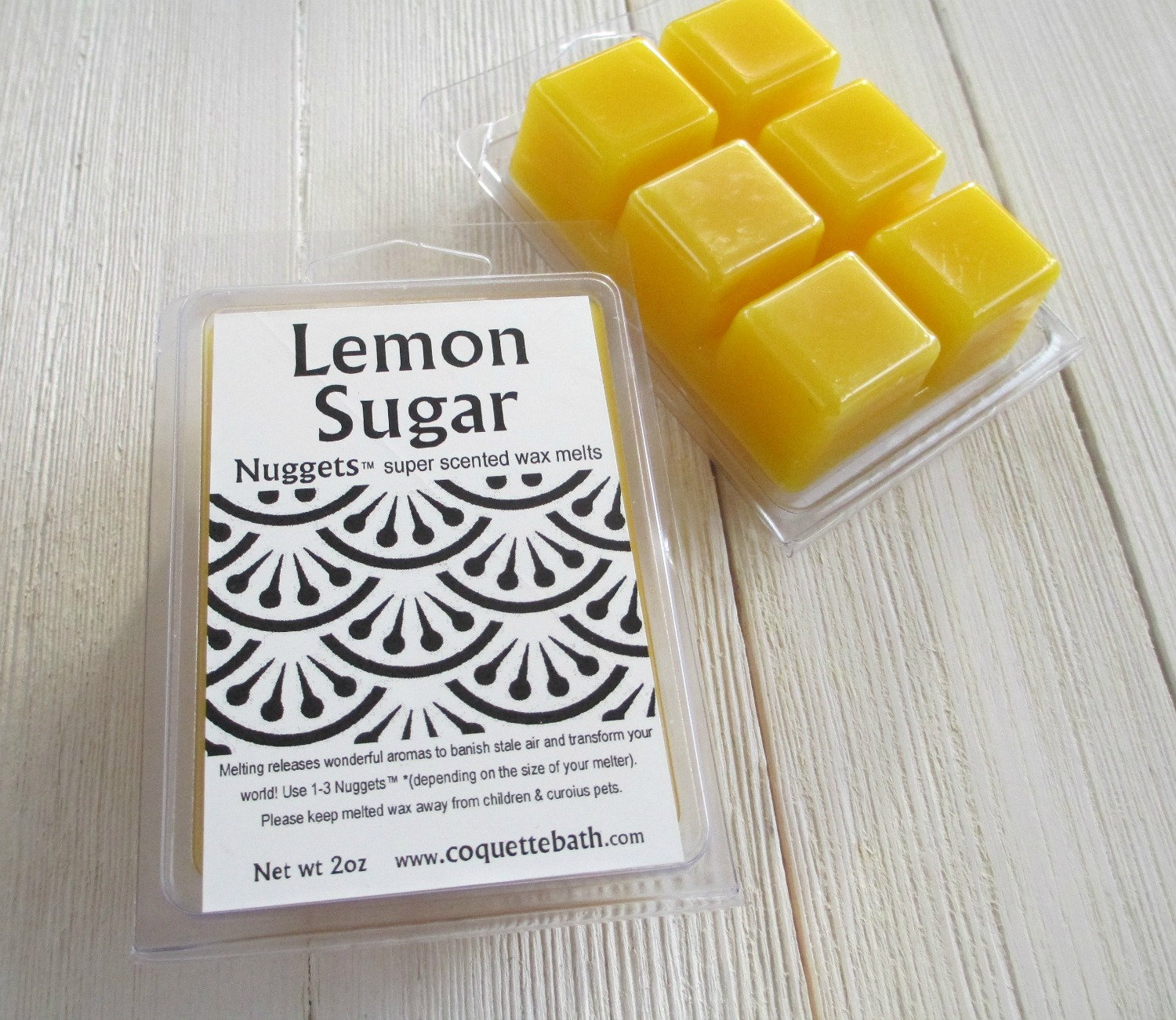 Lemon Sugar scented Wax Melts Strong Paraffin wax tarts Etsy