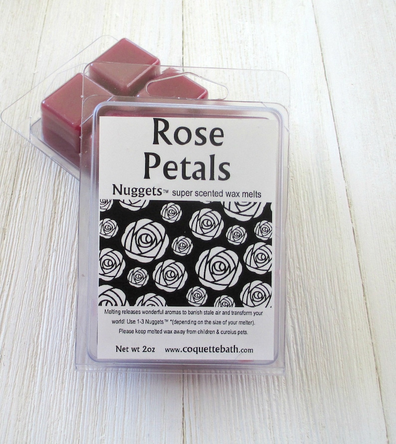 Rose Petals scented wax melts 2oz or 5oz size realistic tea Etsy