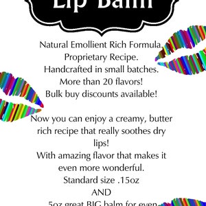 Almond Lip Balm, ultra moisturizing recipe, .15oz twist up tube, bakery flavored lip balm, banish dry lips, lip butter, pick 1, 2 or 3 image 6