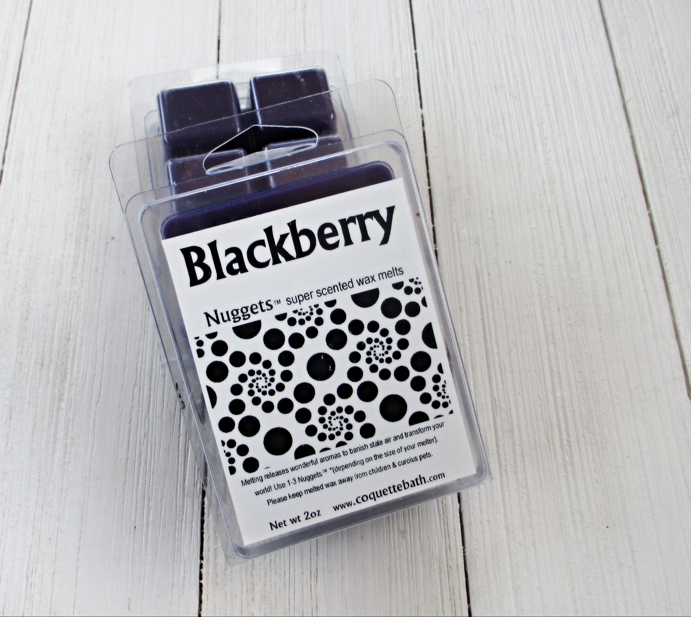 Blackberry Wax Melts, Choose From 2Oz Classic Or 5Oz Mega Package, Authentic Berry Fragrance, Strong Paraffin Wax Tarts
