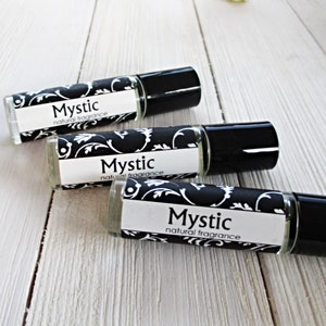 Mystic Perfume, 1/3oz (10ML) roller ball concentrated woodsy fragrance, travel friendly scent