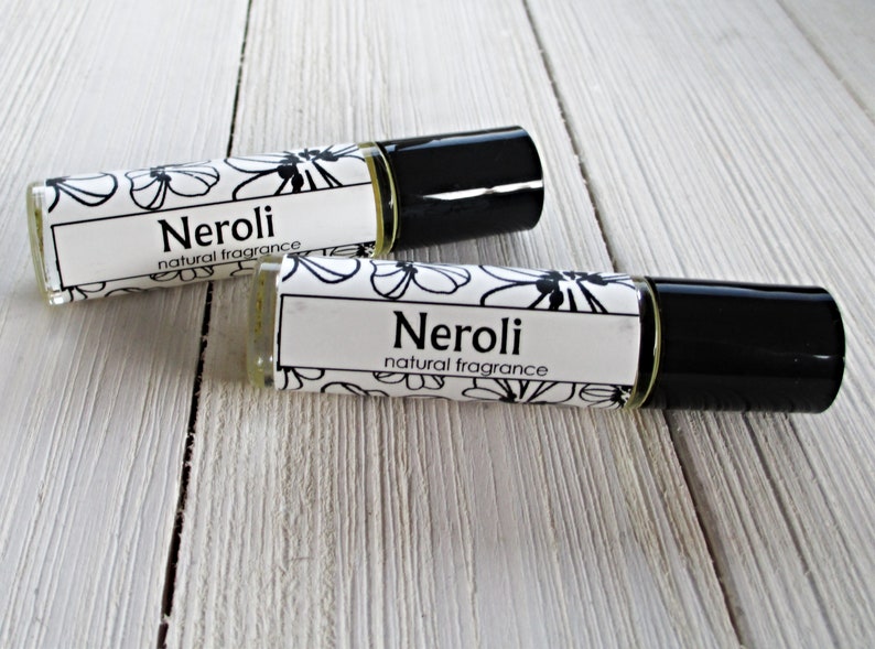 Neroli perfume, choice of 1/3oz roll on or 4oz spray, classic sweet floral, concentrated formula, orange blossom image 1