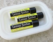 CLOSEOUT Lemon Sorbet Lip balm, 100 natural, Creamy moisturizing formula, handmade lip balm