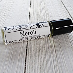 Neroli perfume, choice of 1/3oz roll on or 4oz spray, classic sweet floral, concentrated formula, orange blossom image 4