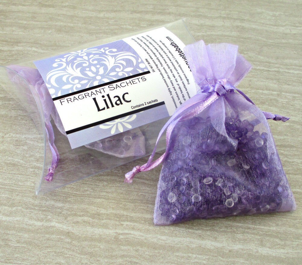 Lilac Sachets Aroma beads set of 2 highly fragranced organza Etsy
