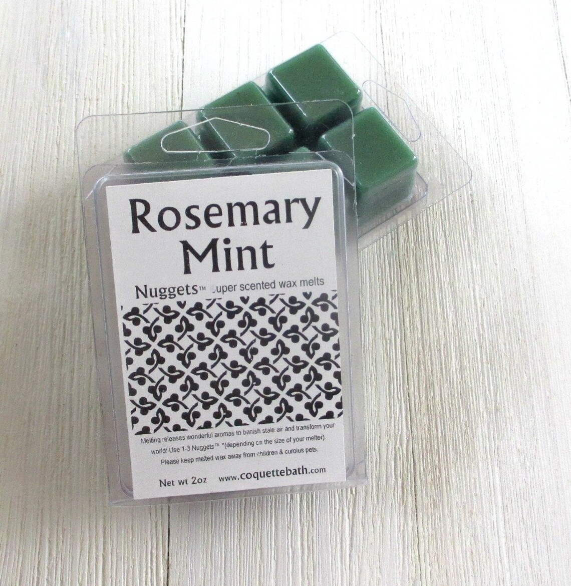 Rosemary Mint Scented Wax Melts Choose Size Strongly Scented Etsy
