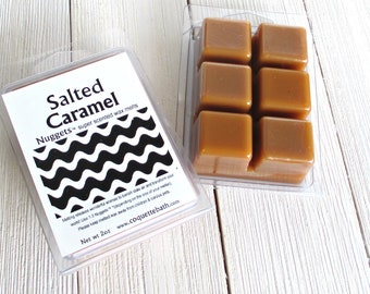 Salted Caramel Wax Melts, Strongly Scented, Classic or MEGA size, Paraffin wax