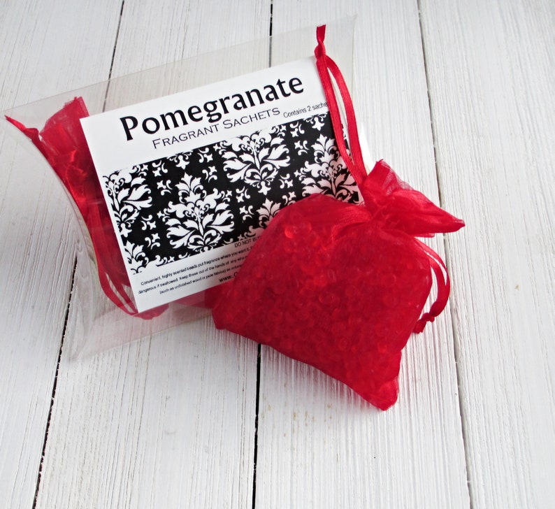 Pomegranate Sachets Aroma Beads Set of 2 Highly Fragranced Etsy