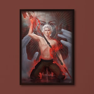 Astarion Baldur's Gate 3 Fan Art Poster