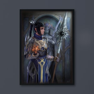 Impresión artística de Baldur's Gate 3 de Corazón de las Sombras
