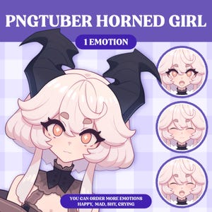 Cute PNGTuber Model | Cute Girl PNGTuber Premade Model | VeadoTube Model | PNG Tuber | Vtuber | GIFTuber | Discord | Twitch | OC Adopt F31