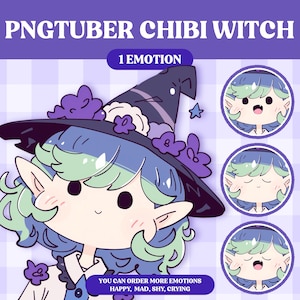 Cute PNGTuber Model | Chibi Girl PNGTuber Premade Model | VeadoTube Model | PNG Tuber | Vtuber | GIFTuber | Discord | Twitch | OC Adopt F11