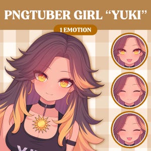 Cute PNGTuber Model | Cute Girl PNGTuber Premade Model | VeadoTube Model | PNG Tuber | Vtuber | GIFTuber | Discord | Twitch | OC Adopt F49