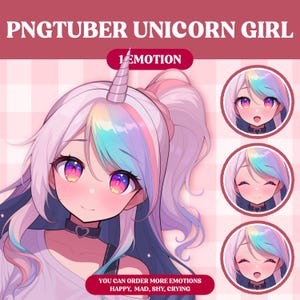 Cute PNGTuber Model | Cute Girl PNGTuber Premade Model | VeadoTube Model | PNG Tuber | Vtuber | GIFTuber | Discord | Twitch | OC Adopt F08