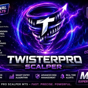 TwisterPro Scalper MT5 EA | XAUUSD Gold Trading Robot (Digitaler Download)