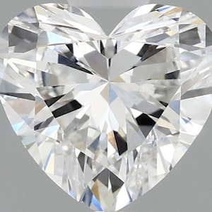 1.01 Ct Heart Cut Lab Grown Diamond IGI Certificate D VS1 For Statement Jewelry