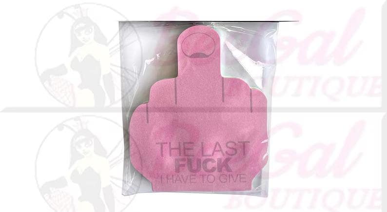 Middle Finger Sticky Notepad Last F*ck I Have to Give Sticky Notes | Funny Middle Finger Pad | Gag ...