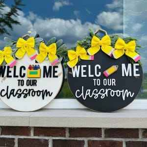 Teacher Classroom Interchangeable Door Hanger