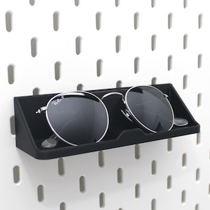 Soporte para gafas de sol IKEA SKADIS / Estante para gafas con bandeja de almacenamiento de tablero perforado