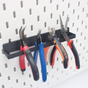 IKEA SKADIS Pliers Holder | Pegboard Snips & Cutter Mount | Tool Tray Organizer for Crafters, Makers Sewists | Skadis and Uppspel Compatible
