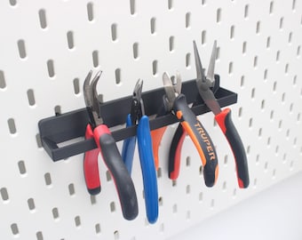 Porte-pinces IKEA SKADIS | Cisailles pour panneaux perforés, emporte-pièces, supports d'outils pour artisans