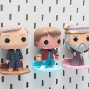 IKEA SKADIS Funko Pop Display | Shelf Stand for UPPSPEL Pegboard Circular Tray